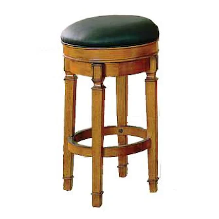 Backless Upholstered Bar Stool